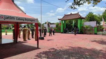 Dansatgas Bojonegoro Dampingi Danrem Cek Pelaksanaan TMMD Di Tambakrejo
